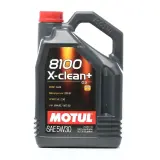 Olej Motul 8100 X-clean+ SAE 5W30, z normą ACEA C3, idealny do nowoczesnych silników.