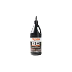 Czarna butelka oleju przekładniowego Driven GO GL-4 SAE 80W-90, idealna do ochrony hipol 6.