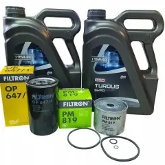 Zestaw filtrów i oleju 15W-40 do C-360. Sprawdź, ile oleju do skrzyni C 360 potrzebujesz, a tu znajdziesz wszystko.