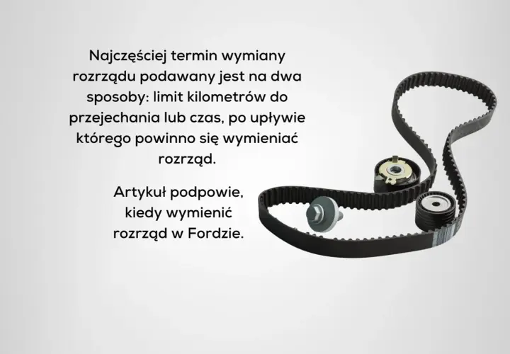 Co ile wymiana rozrządu ford focus 1.6 benzyna? Koszty i zalecenia