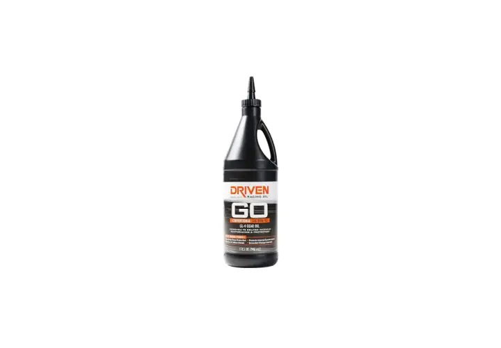 Czarna butelka oleju przekładniowego Driven GO GL-4 SAE 80W-90, idealna do ochrony hipol 6.