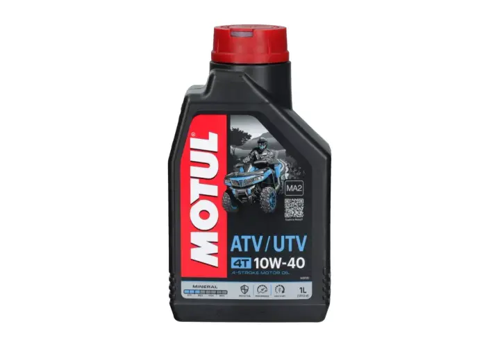 Olej Motul 4T 10W-40 do ATV/UTV. Zastanawiasz się, jaki olej do motocykla? Ten mineralny zapewni ochronę i łatwy start.