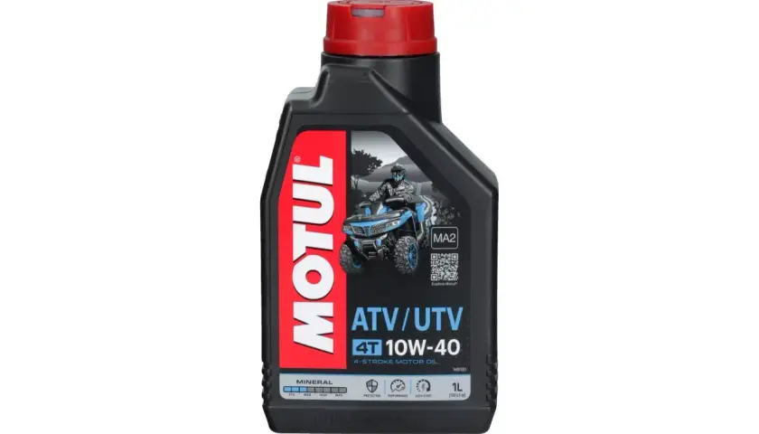Olej Motul 4T 10W-40 do ATV/UTV. Zastanawiasz się, jaki olej do motocykla? Ten mineralny zapewni ochronę i łatwy start.